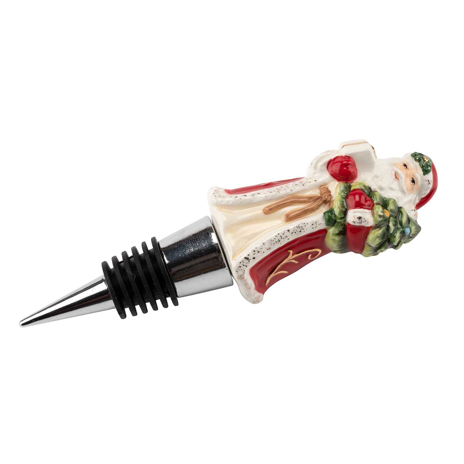 Christmas Tree Bottle Stopper (Santa) image number null
